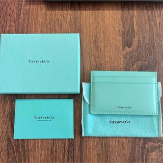 ティファニー(Tiffany & Co.)の【美品】ティファニー カードケース 名刺入れ ティファニーブルー(名刺入れ/定期入れ)