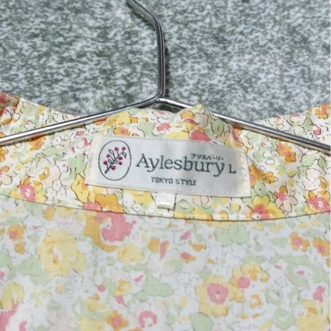 Aylesbury(アリスバーリー)の【A91】アリスバーリー　花柄ブラウス レディースのトップス(シャツ/ブラウス(長袖/七分))の商品写真