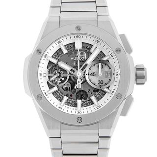 ウブロ(HUBLOT)のウブロ ビッグバン インテグラル チタニウム ホワイト 日本限定 451.NE.2010.NX.JPN メンズ 中古 腕時計(腕時計(アナログ))