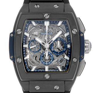 ウブロ(HUBLOT)のウブロ スピリット オブ ビッグ・バン セラミックブルー 641.CI.7170.LR メンズ 中古 腕時計(腕時計(アナログ))