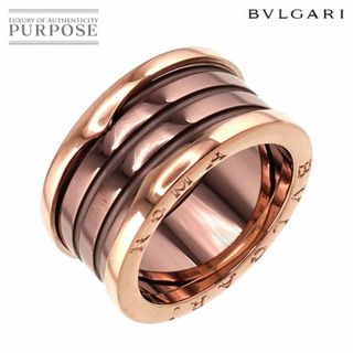 ブルガリ(BVLGARI)のブルガリ BVLGARI ビーゼロワン ローマ リング #61 K18 PG ブロンズ セラミック ピンクゴールド 750 B-zero1 指輪【証明書付き】 VLP 90224142(リング(指輪))