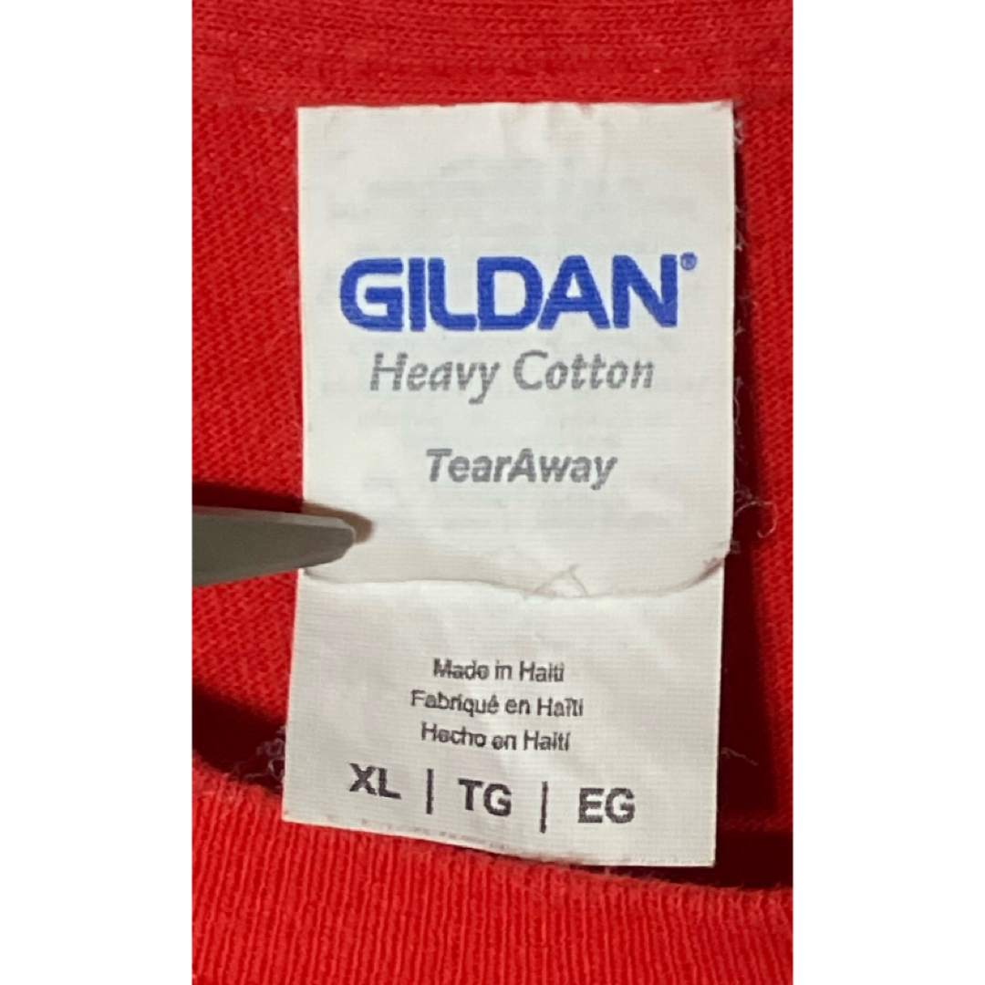GILDAN(ギルタン)の【レア】US古着 ビッグサイズ XL size GILDAN Tシャツ レッド メンズのトップス(Tシャツ/カットソー(半袖/袖なし))の商品写真