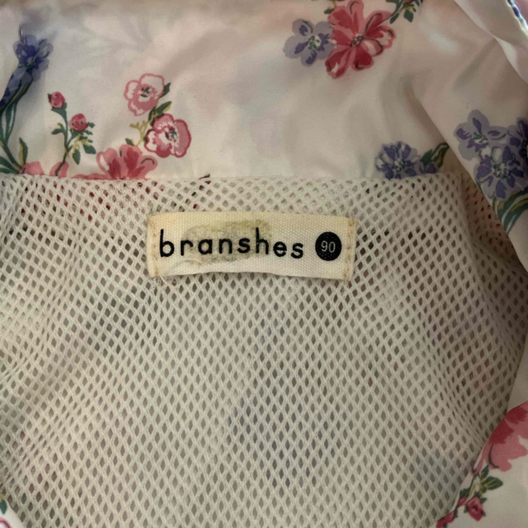 Branshes(ブランシェス)のウィンドブレーカー　花柄　90 ブランシェス キッズ/ベビー/マタニティのキッズ服女の子用(90cm~)(ジャケット/上着)の商品写真