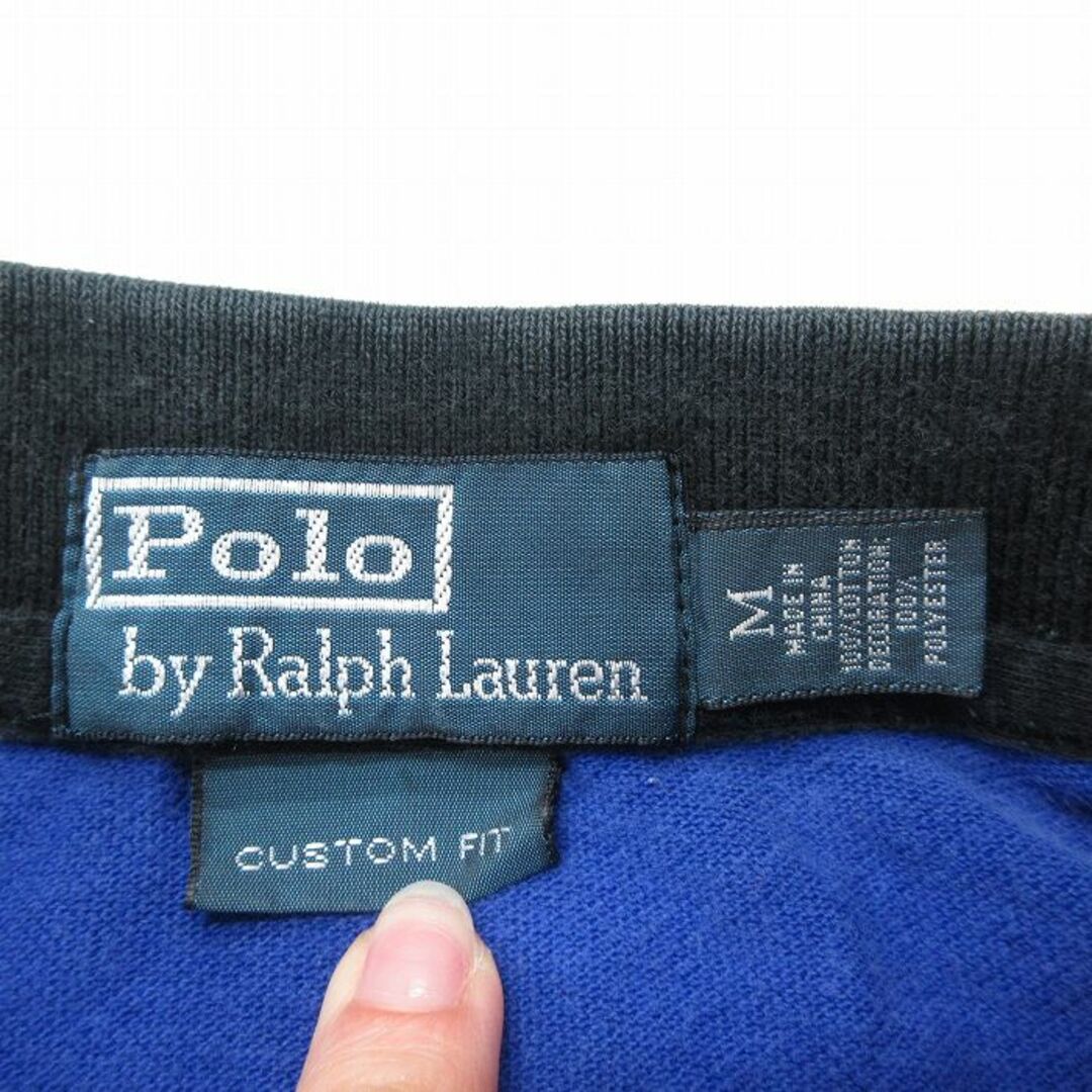 Ralph Lauren(ラルフローレン)の古着 ラルフローレン Ralph Lauren 半袖 ブランド ポロ シャツ キッズ ボーイズ 子供服 BLACK WATCH 刺繍 鹿の子 コットン 青他 ブルー 23jul03 キッズ/ベビー/マタニティのベビー服(~85cm)(その他)の商品写真