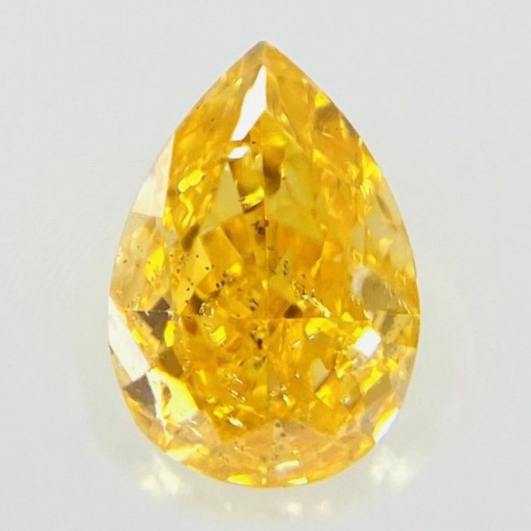 FANCY VIVID YELLOW ORANGE 0.200ct PS レディースのアクセサリー(その他)の商品写真