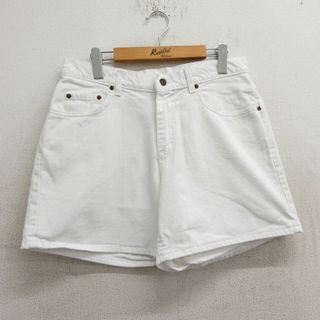 リー(Lee)の古着 リー Lee ショート パンツ ショーツ レディース 90年代 90s コットン USA製 白 ホワイト デニム 【spe】 23jul06 中古 ボトムス 短パン ショーパン ハーフ(ショートパンツ)