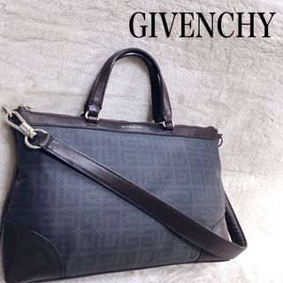 ジバンシィ(GIVENCHY)の美品 希少 GIVENCHY モノグラム PVC レザー 2way トートバッグ(トートバッグ)