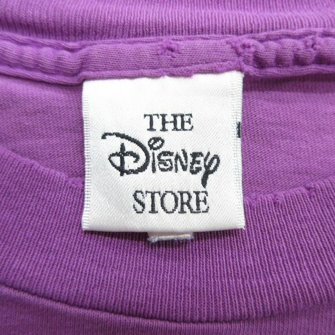 Disney(ディズニー)のXL★古着 半袖 ビンテージ Tシャツ メンズ 90年代 90s ディズニー DISNEY アラジン ジャスミン ラジャー 刺繍 胸ポケット付き ボロ 大きいサイズ コットン クルーネック USA製 紫 パープル 【spe】 23jul06 中古 メンズのトップス(Tシャツ/カットソー(半袖/袖なし))の商品写真