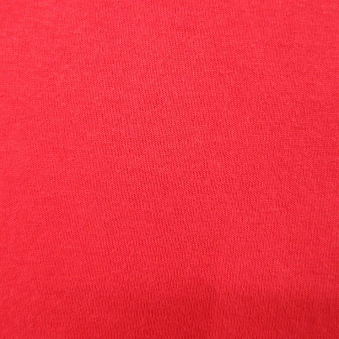 L★古着 半袖 ビンテージ Tシャツ メンズ 90年代 90s WOMAN メッセージ クルーネック USA製 赤 レッド 23jul07 中古 メンズのトップス(Tシャツ/カットソー(半袖/袖なし))の商品写真