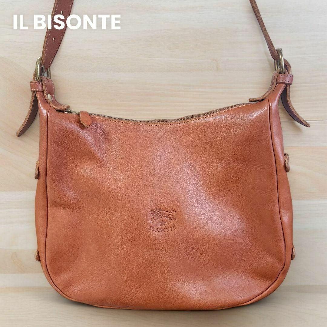 IL BISONTE(イルビゾンテ)の美品✨ IL BISONTE イルビゾンテ  ショルダーバック レディースのバッグ(ショルダーバッグ)の商品写真