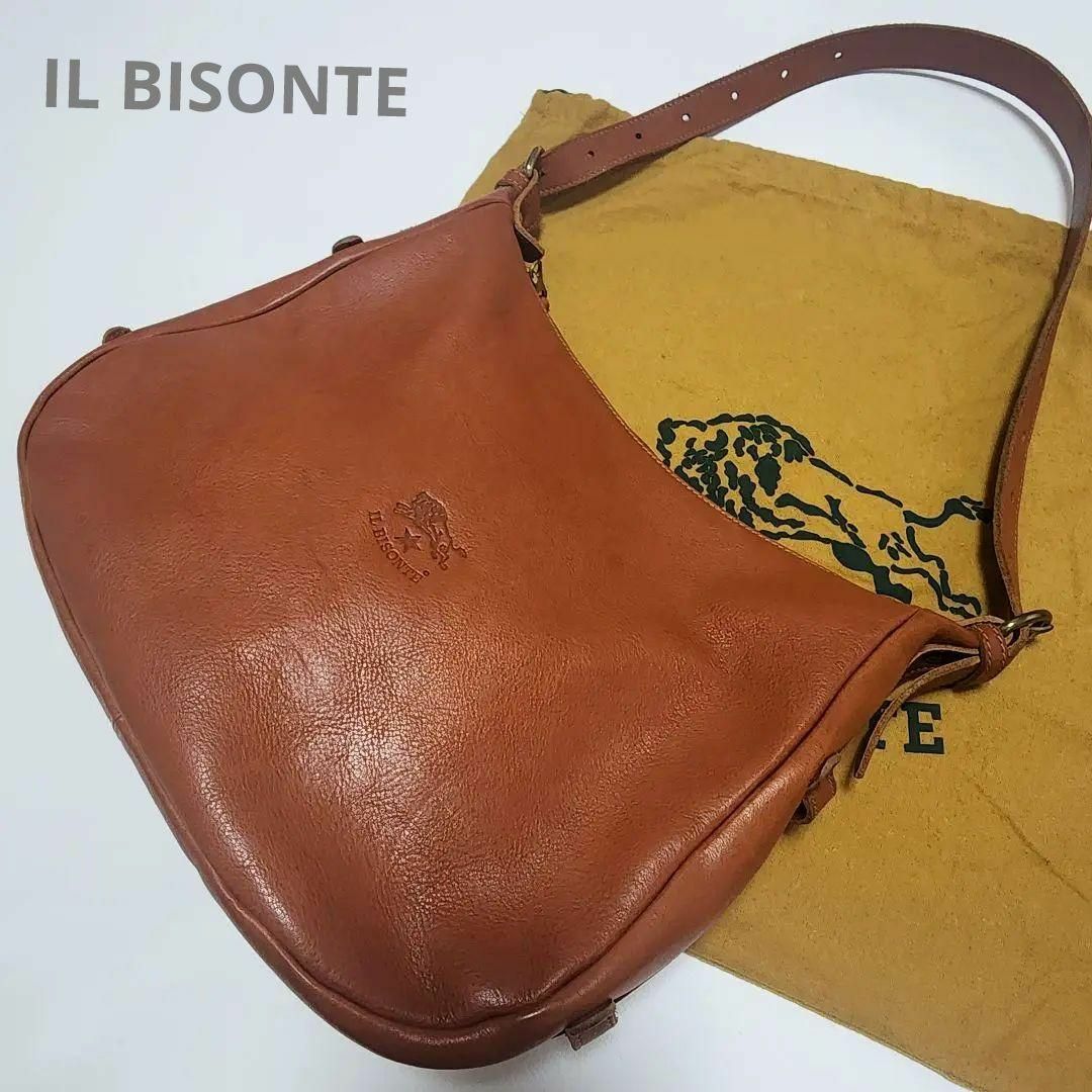 IL BISONTE(イルビゾンテ)の美品✨ IL BISONTE イルビゾンテ  ショルダーバック レディースのバッグ(ショルダーバッグ)の商品写真