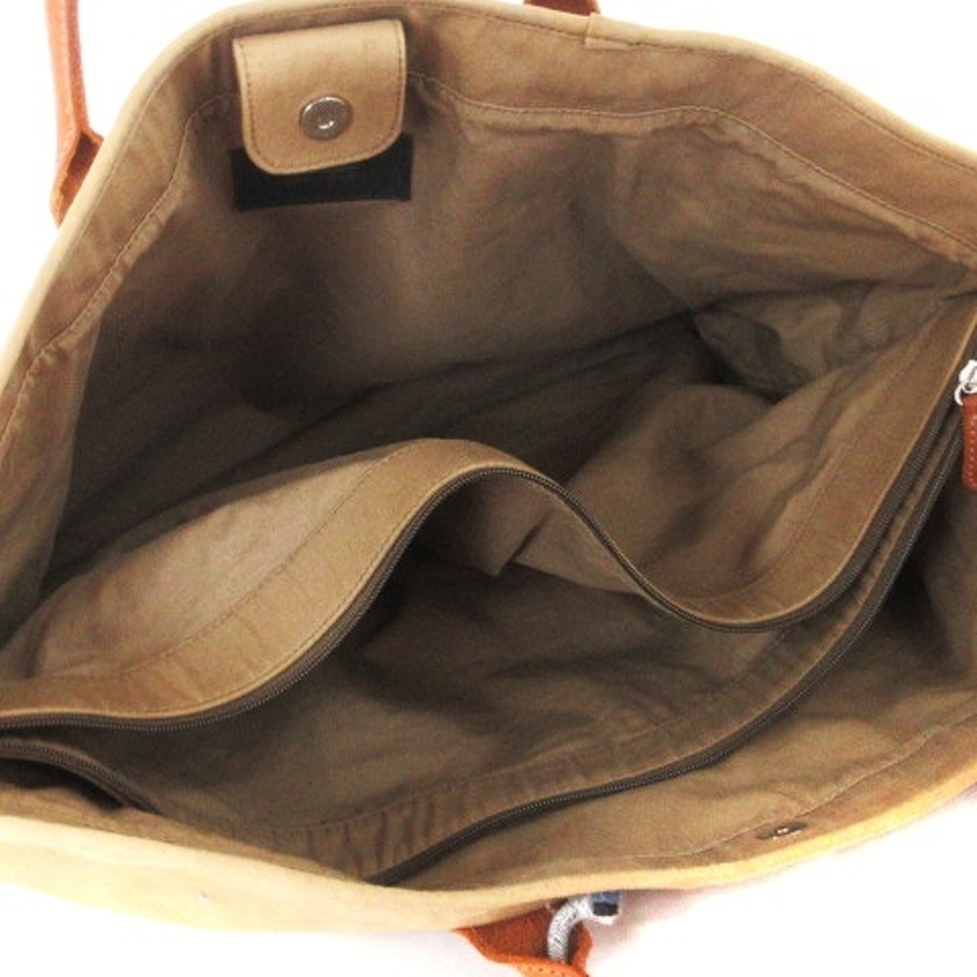 ディーゼルブラックゴールド トートバッグ フクロウ ナイロン レザー カーキ 鞄 メンズのバッグ(トートバッグ)の商品写真
