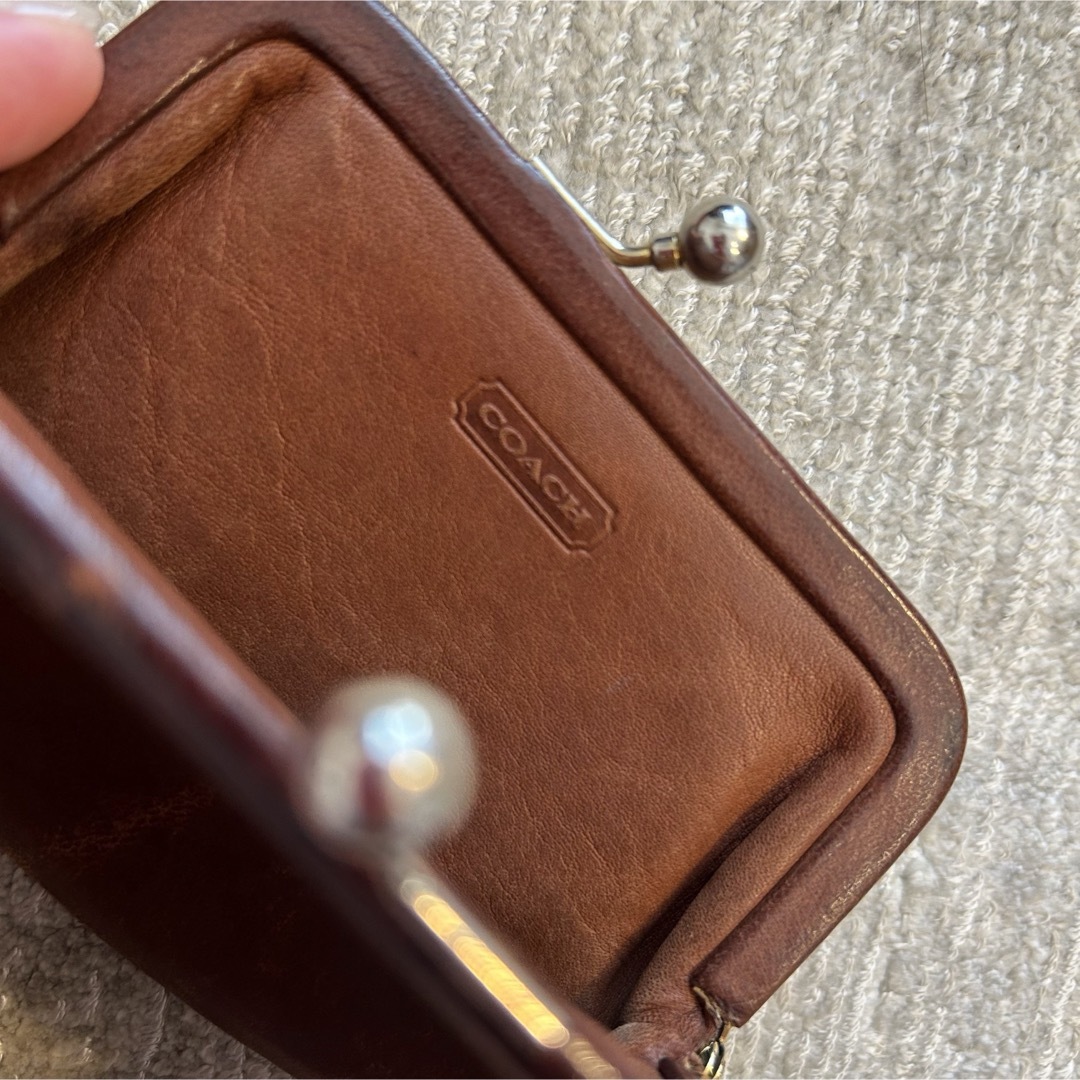 COACH(コーチ)のオールドコーチ COACH がま口コインケース コインパース 財布 レディースのファッション小物(コインケース)の商品写真