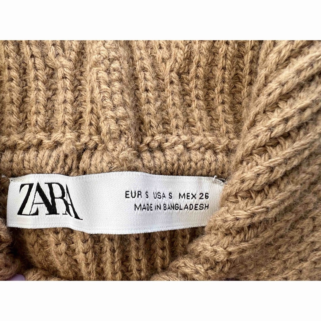 ZARA(ザラ)のZARA ザラニットパーカー　S レディースのトップス(パーカー)の商品写真