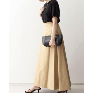ドゥーズィエムクラス(DEUXIEME CLASSE)の美品　YLEVE チノロングスカート(ロングスカート)