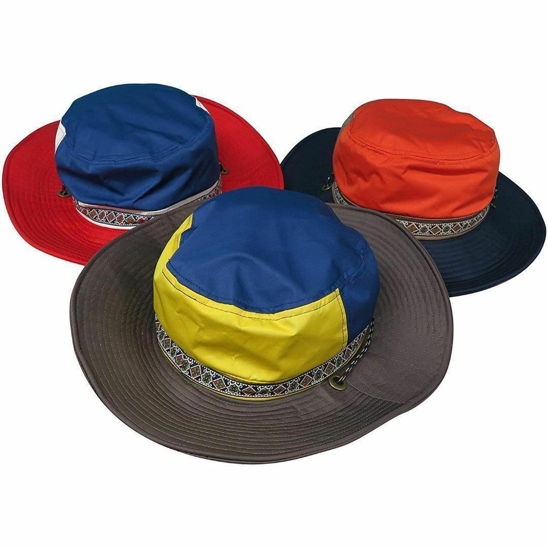 QUINTETTO サファリハット レッド/ブルー/ホワイト 58.0cm レディースの帽子(ハット)の商品写真