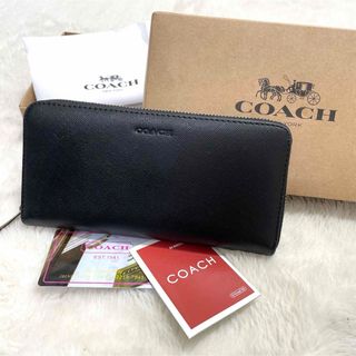 コーチ(COACH)の【箱付未使用】COACH コーチ アコーディオン ラウンドジップウォレット(長財布)