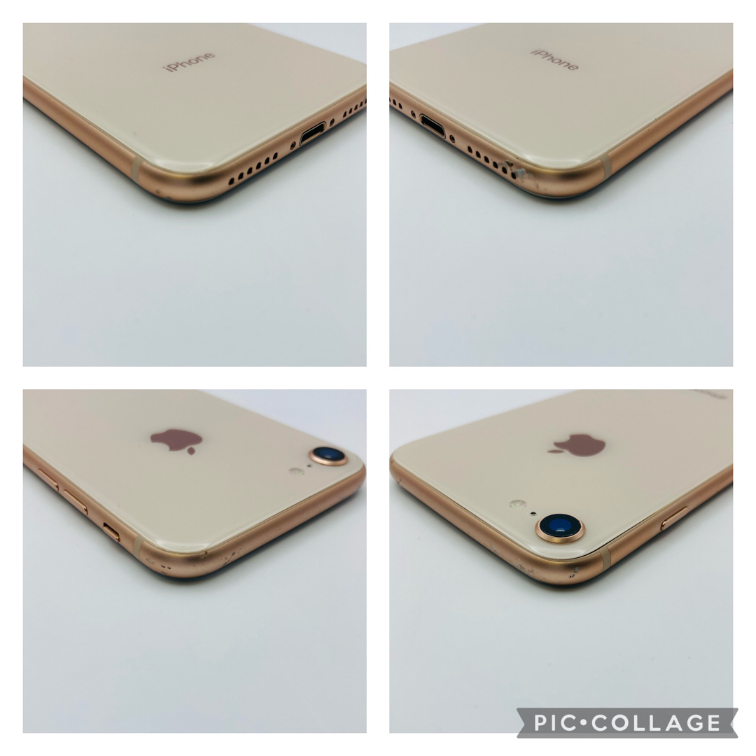 iPhone(アイフォーン)の特典４点 iPhone 8 Gold 256GB SIMフリー 100% スマホ/家電/カメラのスマートフォン/携帯電話(スマートフォン本体)の商品写真