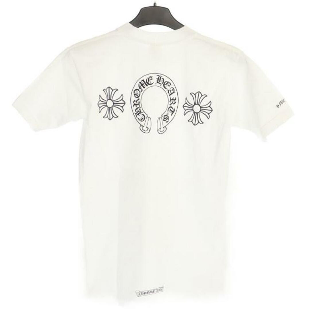 Chrome Hearts(クロムハーツ)のクロムハーツ レディース Tシャツ ロゴ スモール 中古 ホワイト コットン100％ CHROME HEARTS 【中古】 | 半袖 トップス アパレル 服 シンプル カジュアル 白 ファッション ブランド Aランク レディースのトップス(Tシャツ(半袖/袖なし))の商品写真