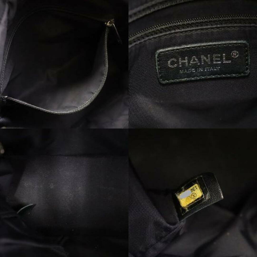 CHANEL(シャネル)のシャネル ハンドバッグ パリビアリッツ トート PM 中古 ブラック キャンバス CHANEL  【中古】 | バック レディース ファッション カジュアル 鞄 ハイブランド カバン かばん Bランク レディースのバッグ(ハンドバッグ)の商品写真