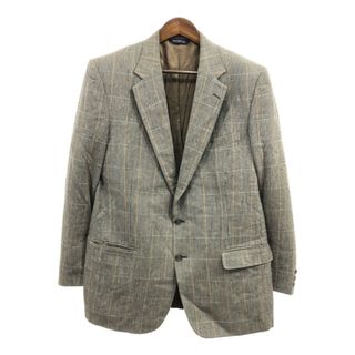 バーバリー(BURBERRY)の80年代 Burberrys バーバリーズ ウール テーラード ジャケット チェック マルチカラー (メンズ L相当) 中古 古着 Q1399(その他)