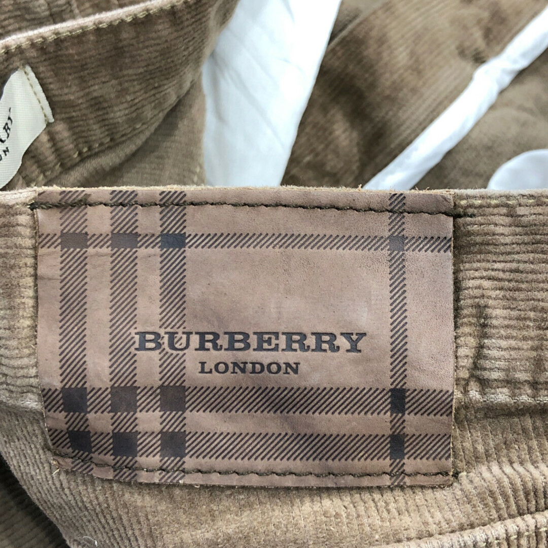 BURBERRY(バーバリー)のBURBERRY バーバリー コーデュロイ パンツ ブラウン (メンズ 32－38) 中古 古着 Q1418 メンズのパンツ(その他)の商品写真