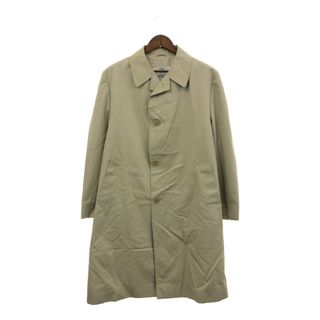 Aquascutum アクアスキュータム ステンカラー コート ベージュ (メンズ L相当) 中古 古着 Q1438(トレンチコート)