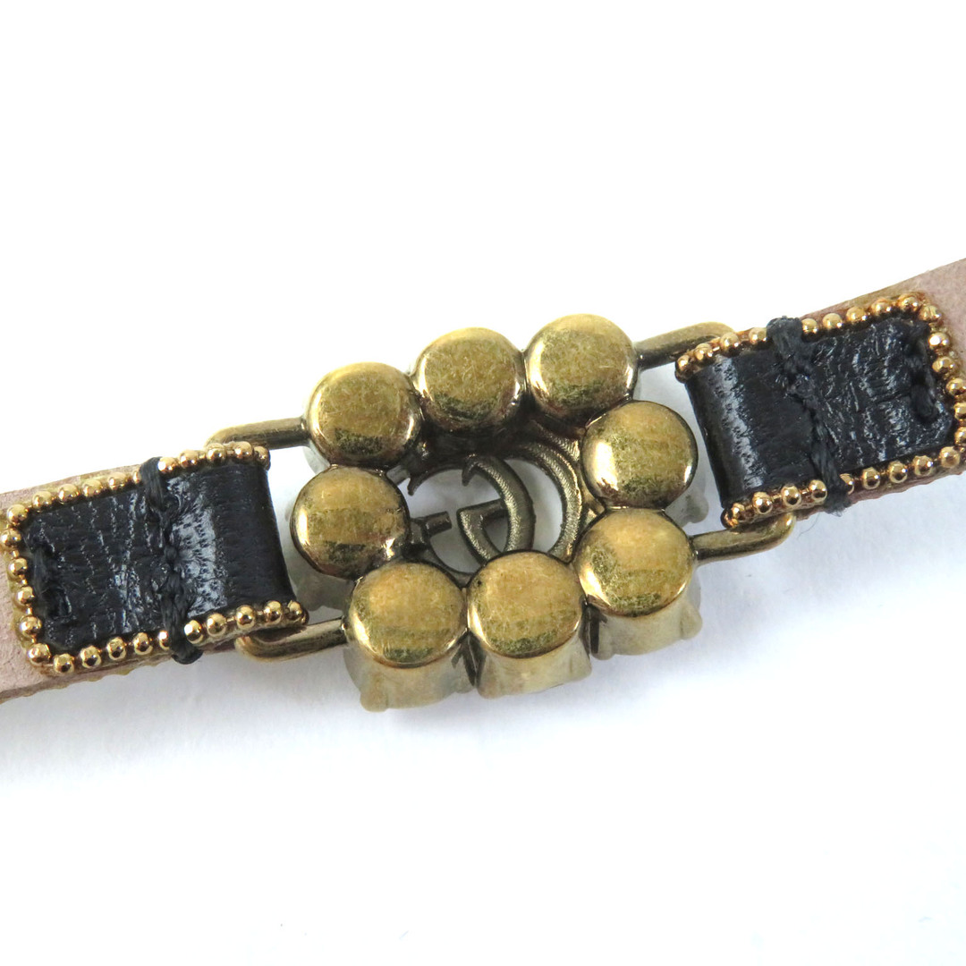 GUCCI - 極美品☆GUCCI グッチ 648722 レザー ダブルG ライン