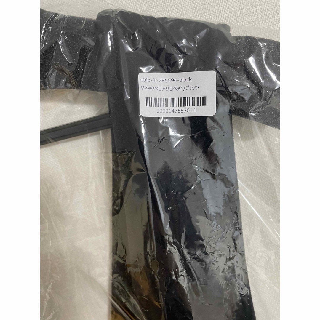 ESICA  [SET]シャギーニットカーディガン+Vネックベロアサロペット レディースのパンツ(サロペット/オーバーオール)の商品写真