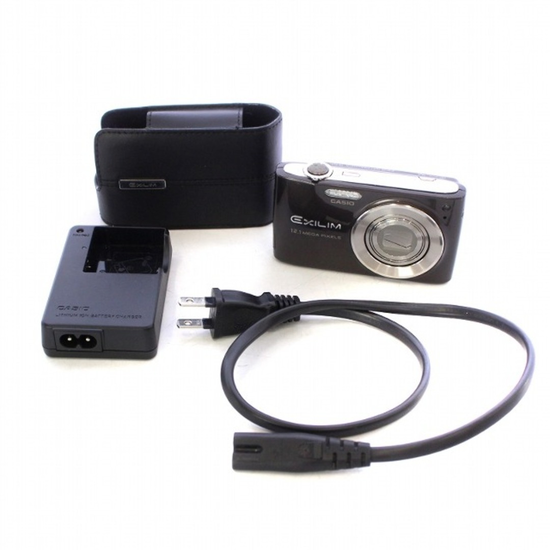 CASIO(カシオ)のカシオ コンパクトデジタルカメラ 充電器付き 茶  EX-Z400 EXILIM スマホ/家電/カメラのカメラ(コンパクトデジタルカメラ)の商品写真