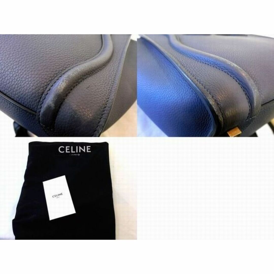 celine(セリーヌ)のセリーヌ CELINE ■ ラゲージ マイクロ ショッパー ハンドバッグ レザー グレー系 □6C イ1000 レディースのバッグ(ハンドバッグ)の商品写真