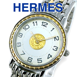 エルメス(Hermes)のエルメス セリエ SE4.220 コンビ クォーツ ゴールド レディース 時計(腕時計)
