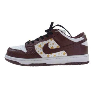 シュプリーム(Supreme)のSupreme シュプリーム スニーカー × Nike ナイキ DH3228-103 SB Dunk Low エスビー ダンクロー OG QS Gold Stars BARKROOT BROWN オリジナル ゴールドスターズ バークルートブラウン スニーカー 27cm【新古品】【未使用】【中古】(スニーカー)