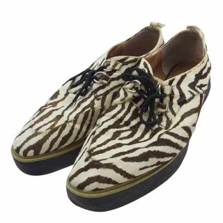 ヒステリックグラマー(HYSTERIC GLAMOUR)のHYSTERIC GLAMOUR ヒステリックグラマー その他靴 CREPE SOLES DERBY ゼブラ柄 ハラコレザー ラバーソール ダービーシューズ マルチカラー系 28cm【中古】(その他)