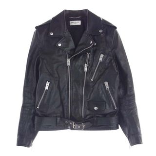 サンローラン(Saint Laurent)のSAINT LAURENT サンローラン ライダースジャケット 397292 Y5YH1 クラシック モーター サイクル ライダース ジャケット ブラック系 46【中古】(その他)