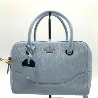 kate spade new york - ケイトスペード 2way ハンドバッグ ショルダー シボ革 水色