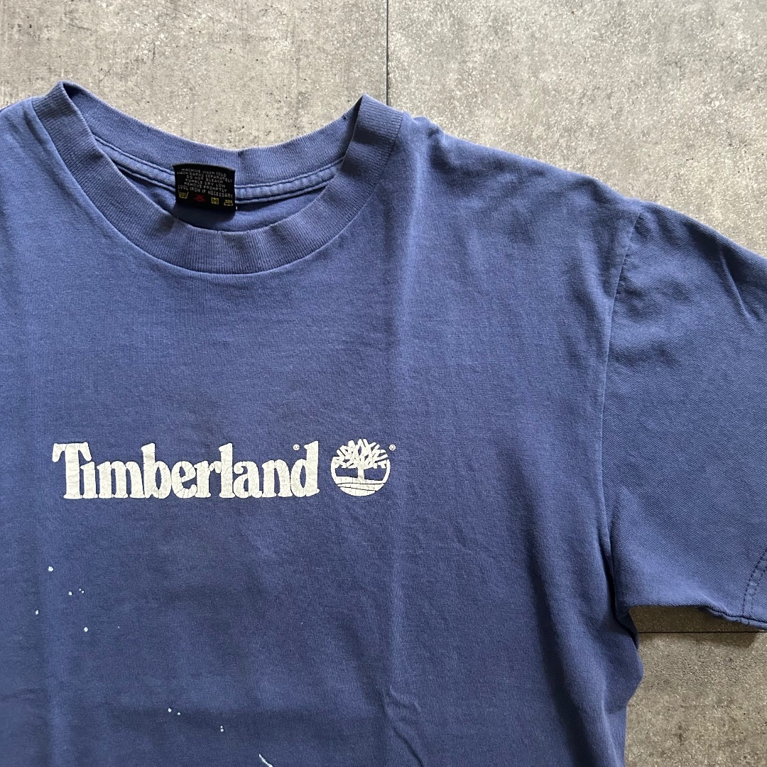 Timberland(ティンバーランド)の90s ティンバーランド tシャツ USA製 ネイビー M メンズのトップス(Tシャツ/カットソー(半袖/袖なし))の商品写真