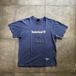 ティンバーランド(Timberland)の90s ティンバーランド tシャツ USA製 ネイビー M(Tシャツ/カットソー(半袖/袖なし))
