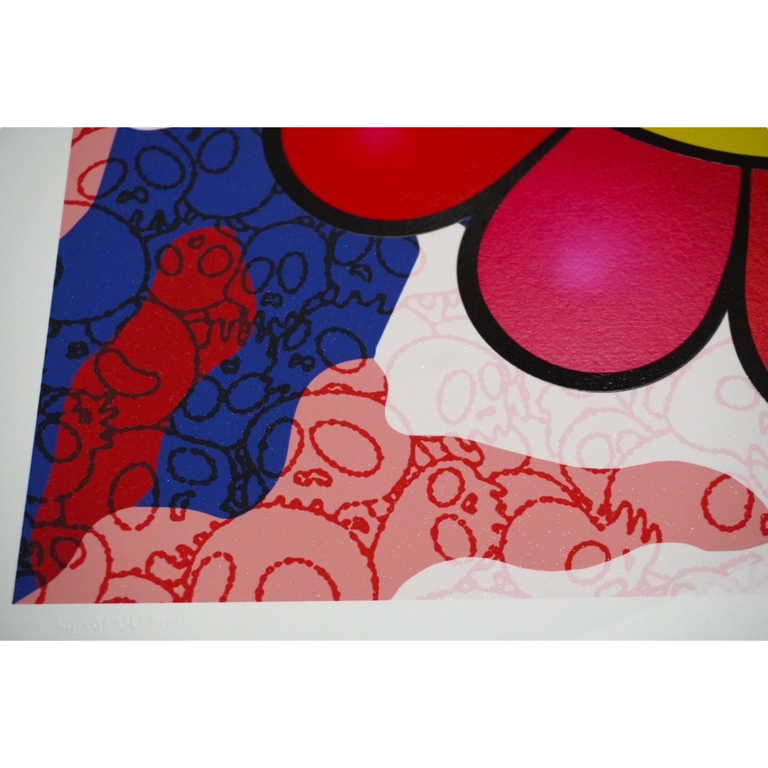 村上隆 Murakami.Flower #4441 ウォーホル迷彩 見る サイン入り 村上隆 Murakami.Flower #4441 ウォーホル迷彩 見る サイン入り