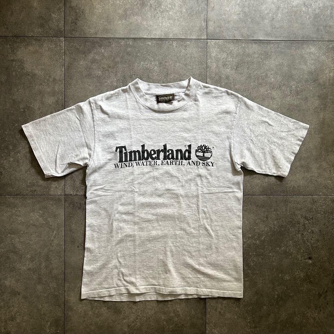 Timberland(ティンバーランド)の90s ティンバーランド tシャツ USA製 M相当 グレー メンズのトップス(Tシャツ/カットソー(半袖/袖なし))の商品写真