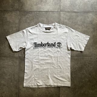 ティンバーランド(Timberland)の90s ティンバーランド tシャツ USA製 M相当 グレー(Tシャツ/カットソー(半袖/袖なし))