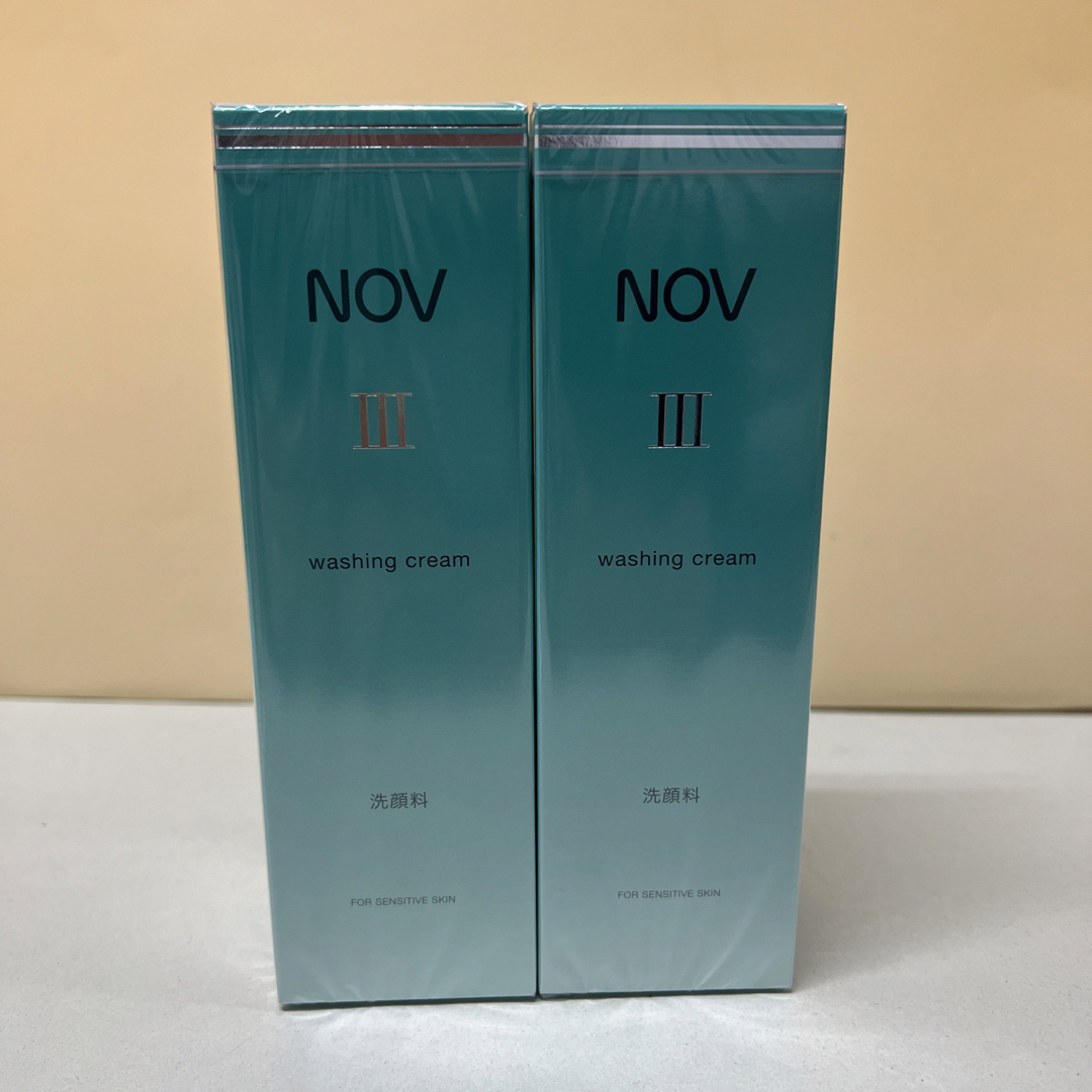 NOV(ノブ)のNOVIII ウォッシングクリーム 120g 2本 コスメ/美容のスキンケア/基礎化粧品(洗顔料)の商品写真