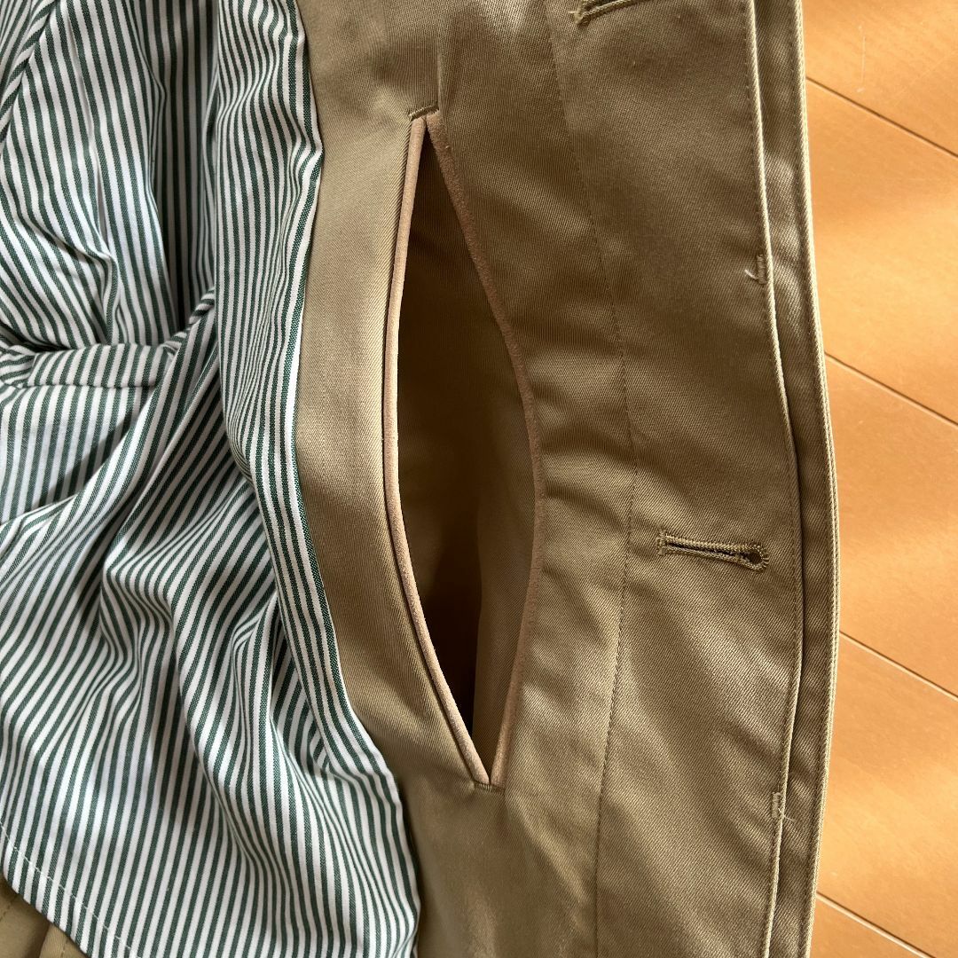 Brooks Brothers(ブルックスブラザース)のブルックスブラザーズ　定番　ステンカラーコート　ベージュ　M メンズのジャケット/アウター(ステンカラーコート)の商品写真