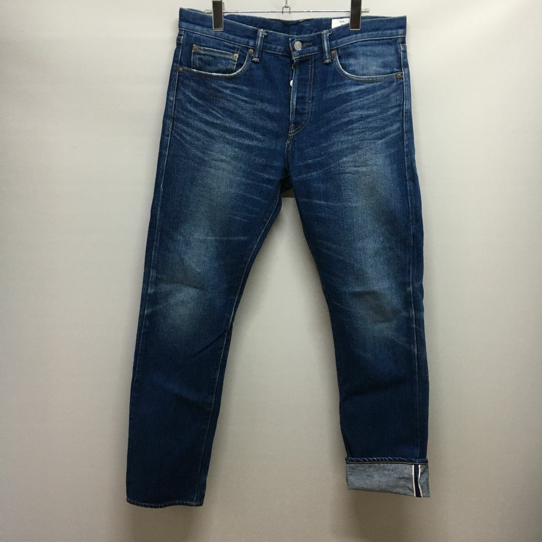 BLUE WORK(ブルーワーク)のBLUE WORK　セルビッジ　デニムパンツ　USED　11224 レディースのパンツ(デニム/ジーンズ)の商品写真