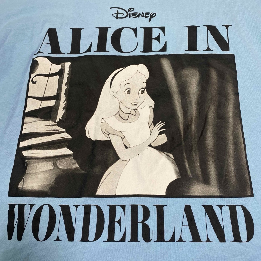 Disney(ディズニー)のSequence  ふしぎの国のアリス バンド風 長袖 Tシャツ Mサイズ メンズのトップス(Tシャツ/カットソー(七分/長袖))の商品写真