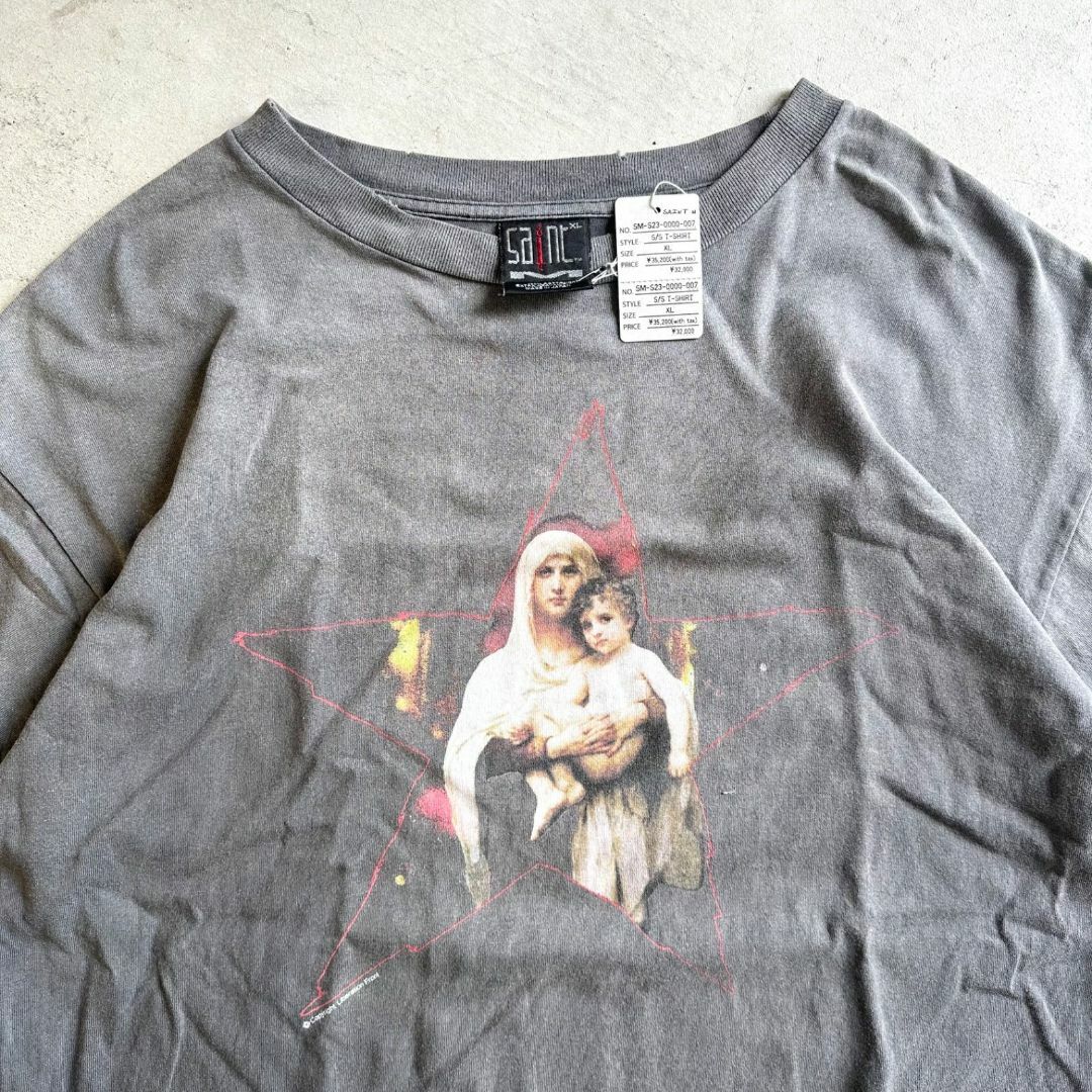 SAINT MICHAEL セント マイケル  STR MARIA  Tシャツ メンズのトップス(Tシャツ/カットソー(半袖/袖なし))の商品写真