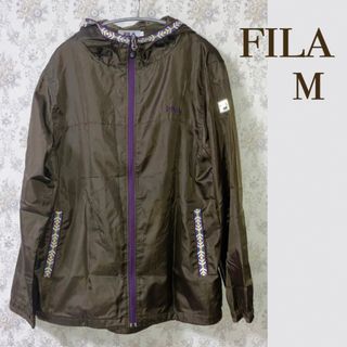 フィラ(FILA)の【M】FILA フード付きナイロンジャケット(ナイロンジャケット)