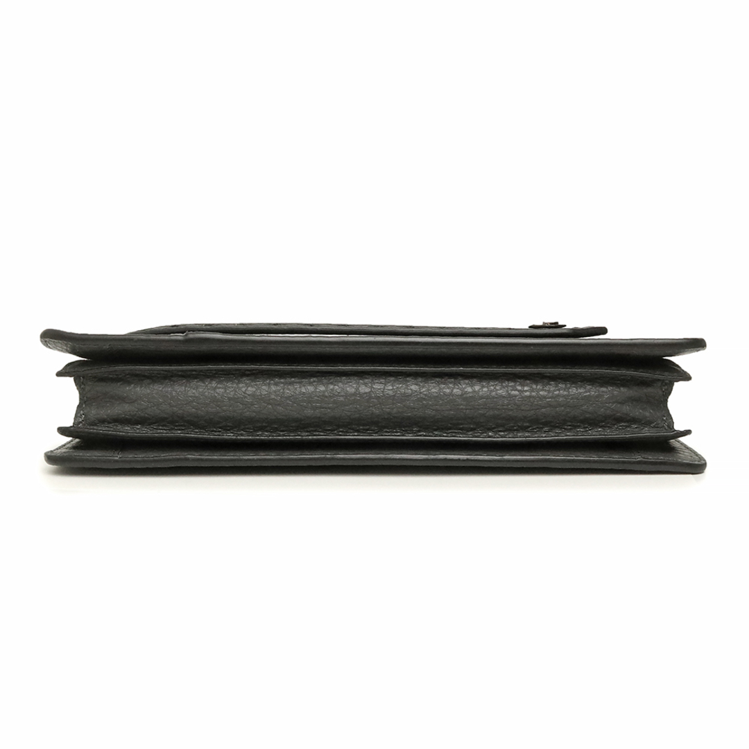FENDI(フェンディ)のフェンディ セレリア ロゴ スタンプ セカンド クラッチバッグ ローマンレザー グレー シルバー金具 7VA350 FENDI（新品・未使用品） メンズのバッグ(セカンドバッグ/クラッチバッグ)の商品写真