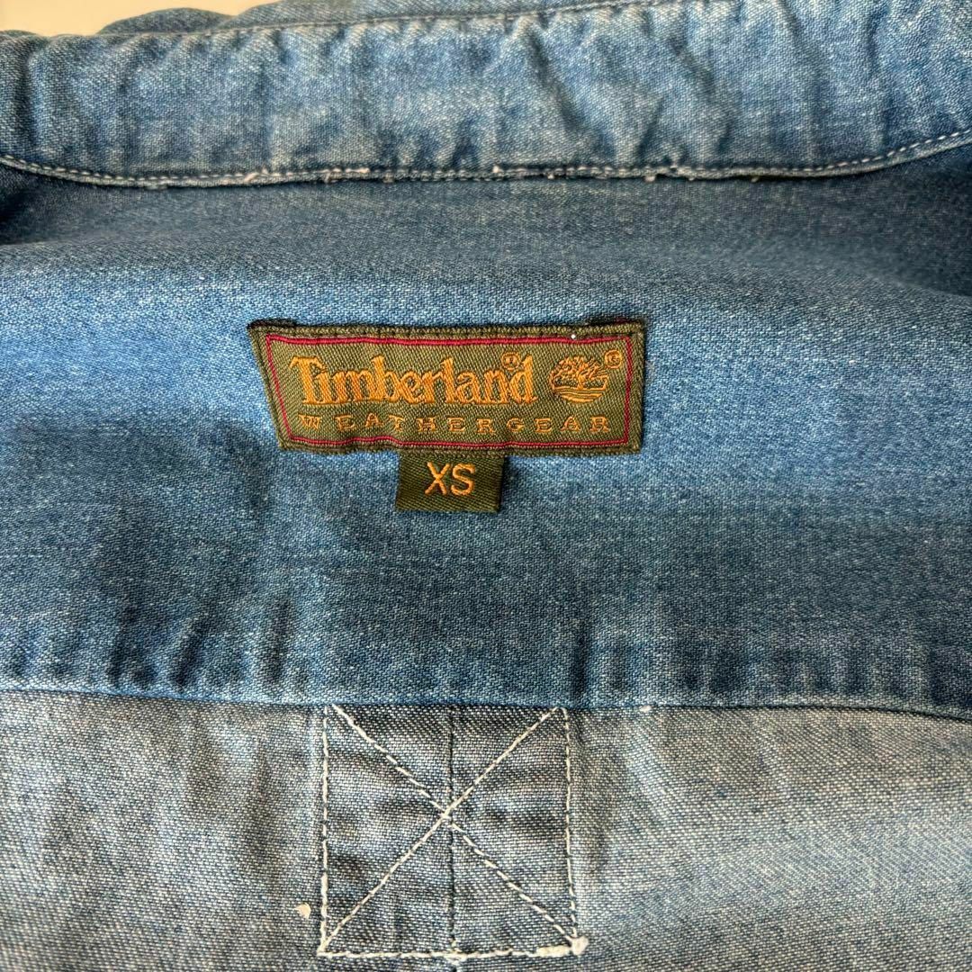 Timberland(ティンバーランド)のTimberland ティンバーランド デニムシャツ 長袖 vintage L メンズのトップス(Tシャツ/カットソー(七分/長袖))の商品写真