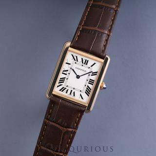 CARTIER カルティエ タンクソロ LM QZ W5200025 / 3167 シルバー文字盤 PG/SS